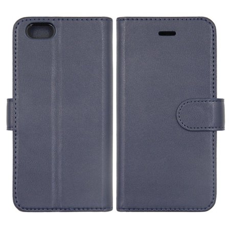 iPhone 6/6S Plånboksfodral Läder med Stativ - Mörkblå
