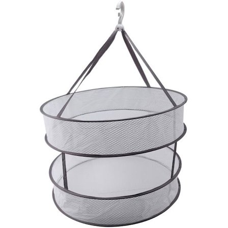 Balkongklesvask Kurv Hage Tørketrommel Vaskerom Tørkesnor Tørkeflis Sokker Underklær Hyller Nettlomme, 2 Lag