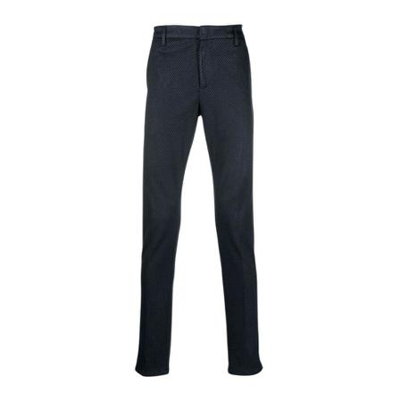 Dondup, Straight Trousers Blauw, Heren, Maat:W36
