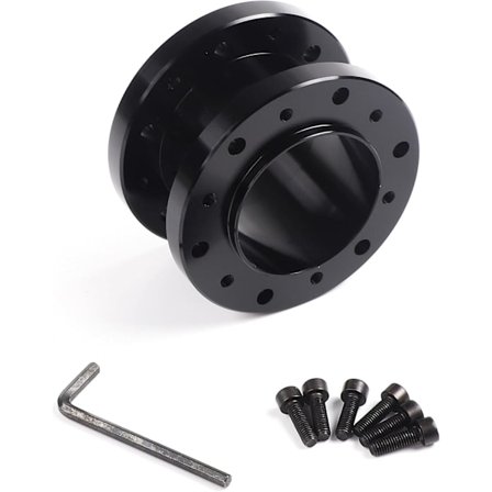 Ratnavsadapter Spacer Sort Boss Hub Kit Spacer Sort Aluminium Universal Bilhjul Spacere