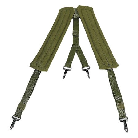 Oxford Tyg Axel Bröstrem Sternum Rem Bröstbälte Midjebälte med Snabbspänne Jakt Tillbehör Grön