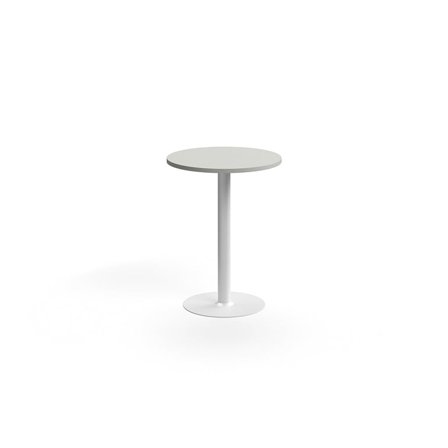 Bar table VERTICUS, Ø700x900 mm, light grey/white