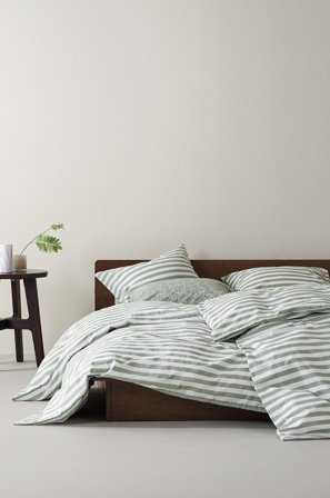 Jotex - Sengesett Enkeltseng Green/white - KAYO - Kjøp Enkeltseng hos Jotex