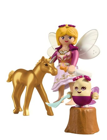 PLAYMOBIL Golden Unicorn Foal With Fairy - Gold - ONE SIZE