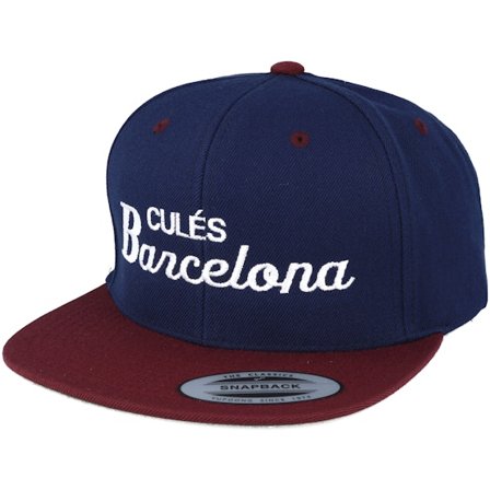 Forza - Blauw snapback Cap - Barcelona Navy/Maroon Snapback @ Hatstore