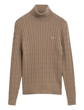 GANT | Stretch Cotton Cable Turtleneck | XS