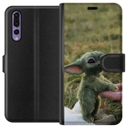 Kompatibelt Plånboksfodral till Huawei P20 Pro Yoda