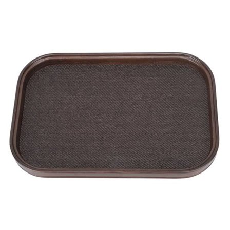 Te-serveringsbakke i bambustræ, stor, japansk minimalistisk vintage rektangulær plade til mad og desserter