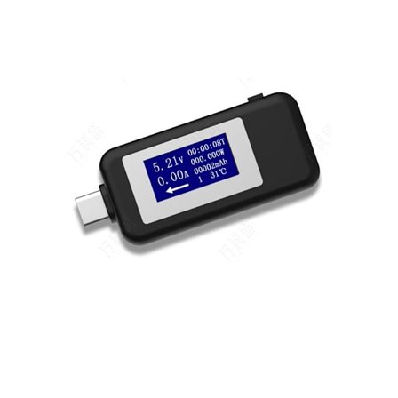 USB C Strømmåler Monitor Multifunktionel USB Tester Oplader