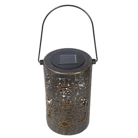 Soldrivet ljus LED-lampa Morrocan Lantern