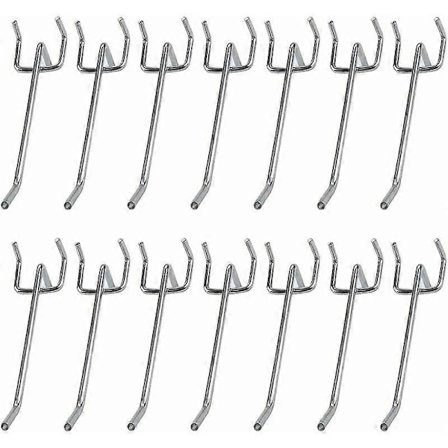 Säilytyskoukku 40 kpl Pegboard-koukku, Pegboard-valikoima, Pegboard-ovikoukut, Pegboard-seinäkoukku, Käytetään supermarketin hyllynäyttöön