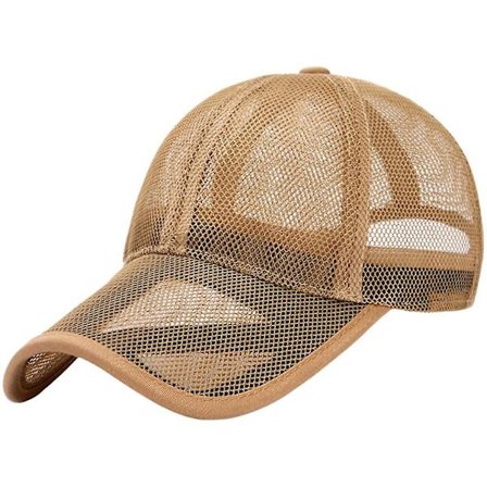 2-pack basebollkepsar, vintage-tvättade basebollkepsar för att höja din look, snygga med justerbar kylning, unisex (Khaki)