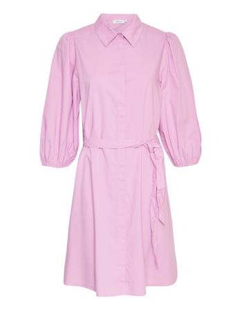 Mschcedrica Abiella 3/4 Shirt Dress Pink MSCH Copenhagen