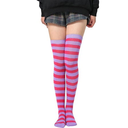 Strumpbyxor Långa Strumpor Regnbåge Lår Rollspel Party