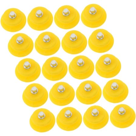 ING 20 stk. Isskrue-søm – Skridsikre gribesøm til sko, gule ABS-isskruer til vandring