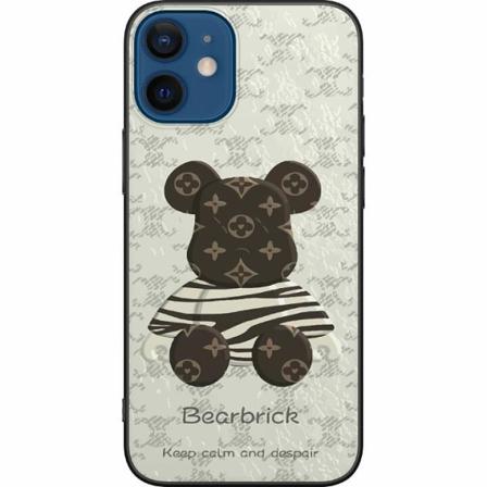 Apple Iphone 12 Mini Svart Skal Brown Bear