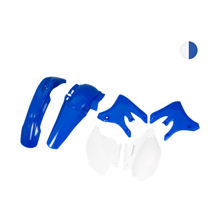 Kit Plastiche Rtech Blu-Bianco - Yamaha WR 250F 2003-2004