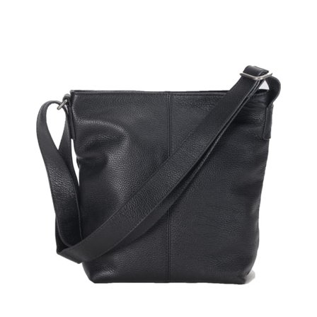 Ceannis Small Shoulder Bag Black Grained Leather Väskor & plånböcker Dam Svart ONESIZE