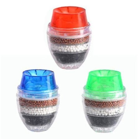 Kökskran Vattenrenare 5 Lager Filter Aktivt Kolfiltrering(färg:3 Färger)