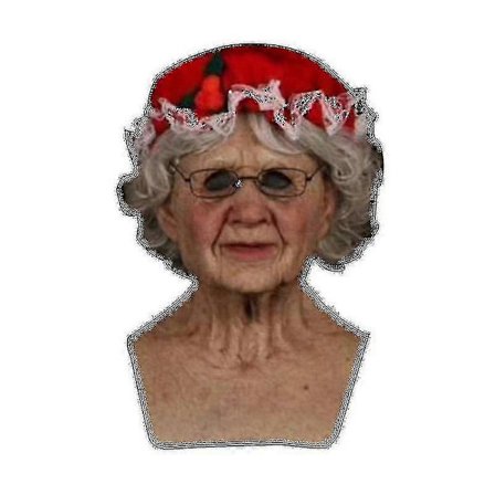 Julmask Jultomte Helhuvud Latexmask Ansikte Människa Mask Cosplay-g