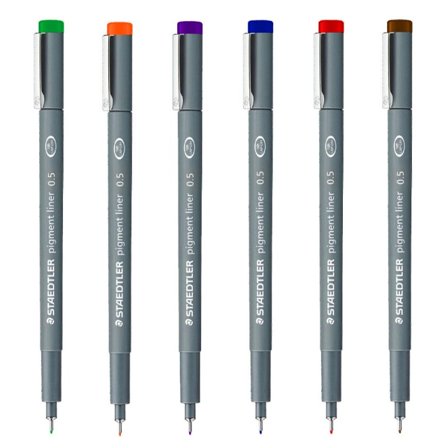 Staedtler Pigment Liner Color 0.5mm Green