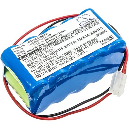 Batteri for medisinsk bruk for Cardipia 800C, ECG-101A, ECG-300A