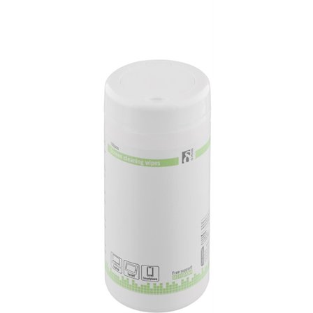 DELTACO våtservetter, för rengöring av bildskärmar