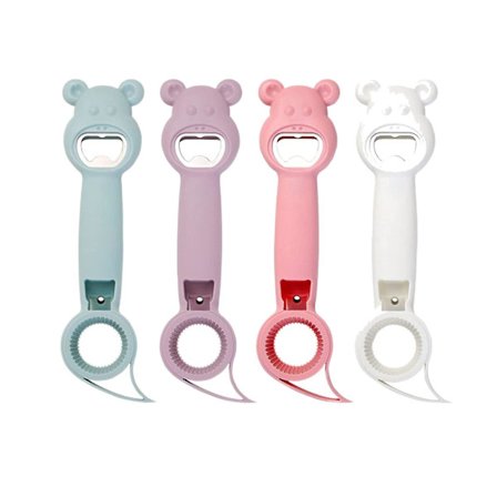 4-i-1 flasköppnare, 4-delad multifunktionell burkölsöppnare (4 stycken)