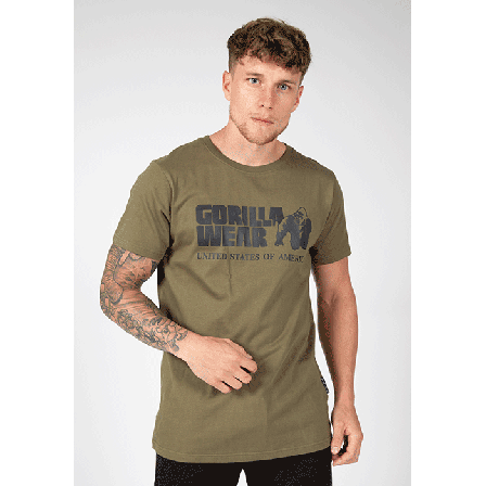 Gorilla Wear Classic T-Shirt, Army Green