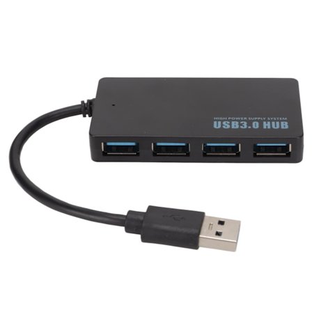 USB-hubb 3.0 Ultratunn bärbar 4 portar 5 Gbps höghastighetsstabil dataöverföring Docking Hub