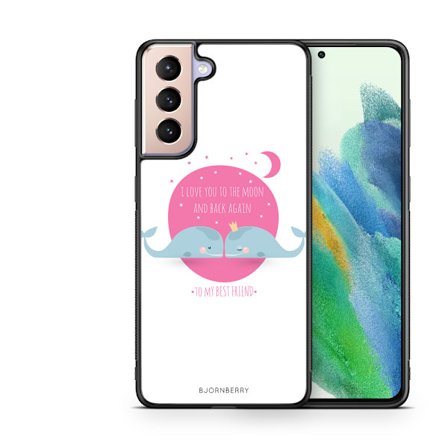 Bjornberry Skal Samsung Galaxy S21 FE 5G - Love You To The Moon
