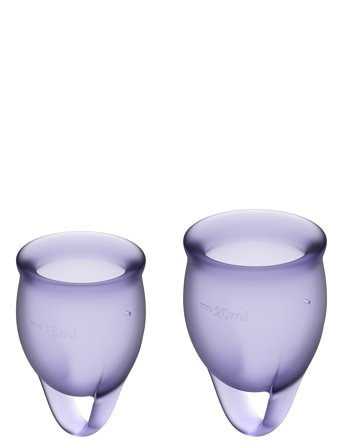 Satisfyer Satisfyer Feel Confident Menstrual Cup Lila - Nude - ONE SIZE