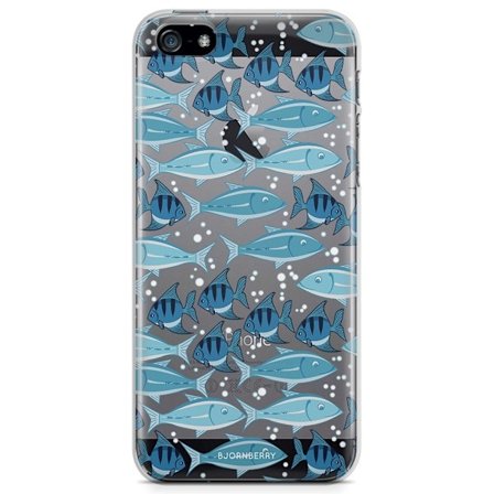 Bjornberry iPhone 5/5S/SE TPU Skal - Fiskar