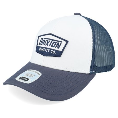 Brixton - Blau Trucker Cap - Regal Netplus Hat Washed Navy/White Trucker @ Hatstore