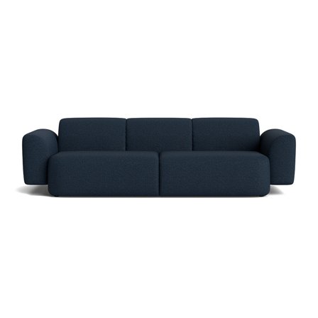 Sunday 3 personers sofa - Raisa Mørkeblå - 290x102x76 - Sofa, 3 personers sofa