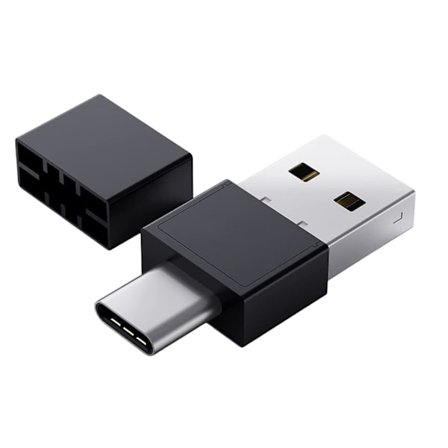 Hiiren liikuttaja 2 in 1, ei vaadi ajureita, simuloi hiiren liikettä, USB Type-C hiiren liikuttaja, yhteensopiva Windows XP/7/8/10/11/yhteensopiva Mac