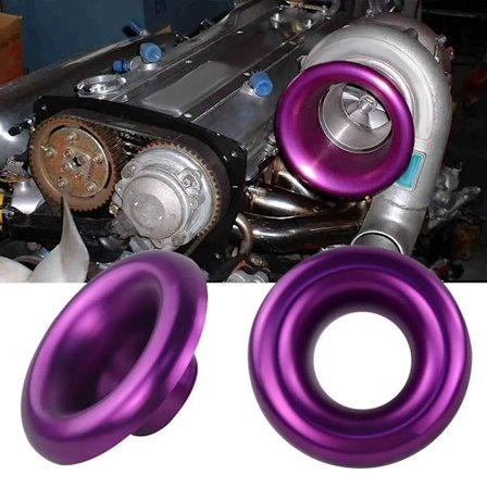 4-tommers kort kaldluftkompressor / inntaksmanifold Velocity Stack / Turbo Horn Kit Luftfilter Vindkopp Hornfilter