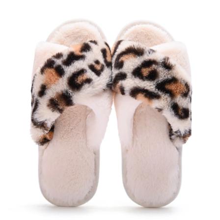 Kvinnor Slip On Flip Flop Tofflor Flat Cross Tofflor