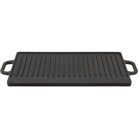 Mareld Vendbart Støbejerns Stegeplade 42,5 x 23,5 cm - Sort | KitchenOne