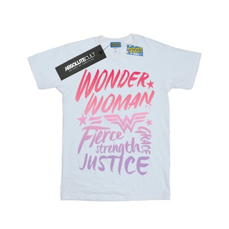DC Comics Girls Wonder Woman Gradient Text Bomull T-shirt 12-13