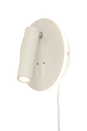 Aneta Lighting Lighting ACE vegglampe, hvit, 6 3W LED, spot+indirekte lys