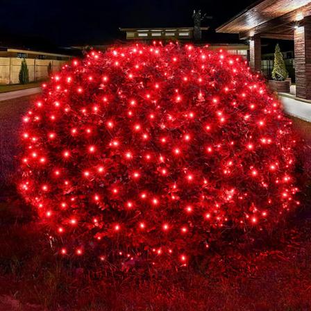 Julelys Nettlys Utendørs Juledekorasjoner Lys 144LED