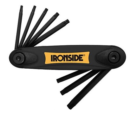IRONSIDE SEKSKANTNØKKELSETT TORX T9-T40 8 DELER