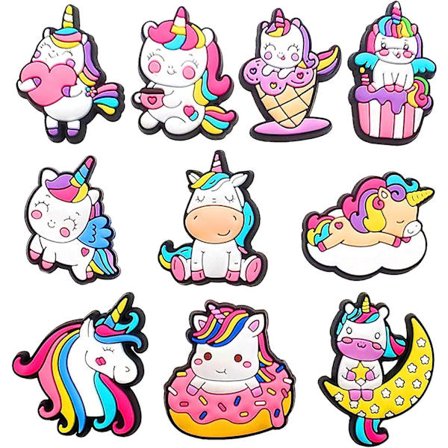 The Unicorn Sko Charms, Sko Klips Dekor Søte Sko Tilbehør For Sko Og Armbånd