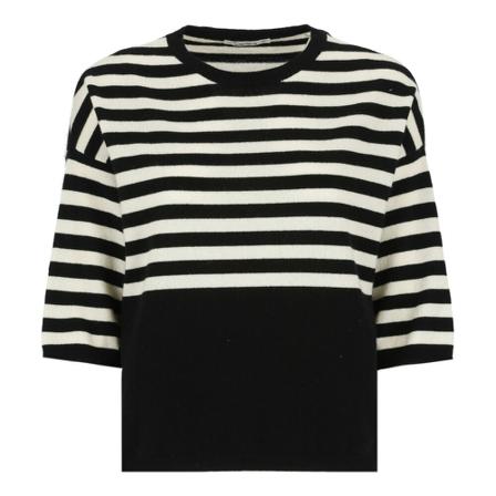 Kangra, Round-neck Knitwear Zwart, Dames, Maat:M