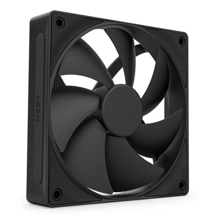 NZXT F120P Static Pressure Vifte (sort) 120mm, 500-2,000 ± 200 RPM, 30.0 dBA