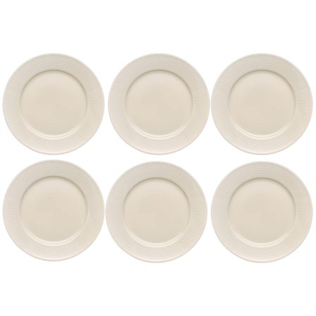 Rörstrand Swedish Grace Lautanen Kaura 27cm 6-pakkaus