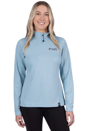 Pulover FXR Pilot Femei Cu Fermoar 1/4 Cu Mâneci Lungi Bermuda M