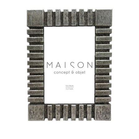 Valokuvakehys 18x23cm hopea polyresiinilasi