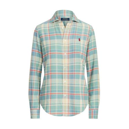Polo Ralph Lauren, Georgia Long Sleeve Button Front Shirt Niebieski, Kobieta, Rozmiar: L